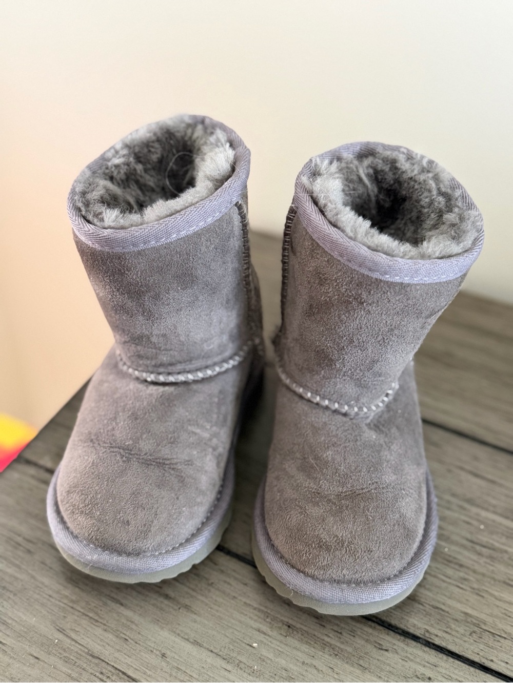 Toddler Gray Ugg boots